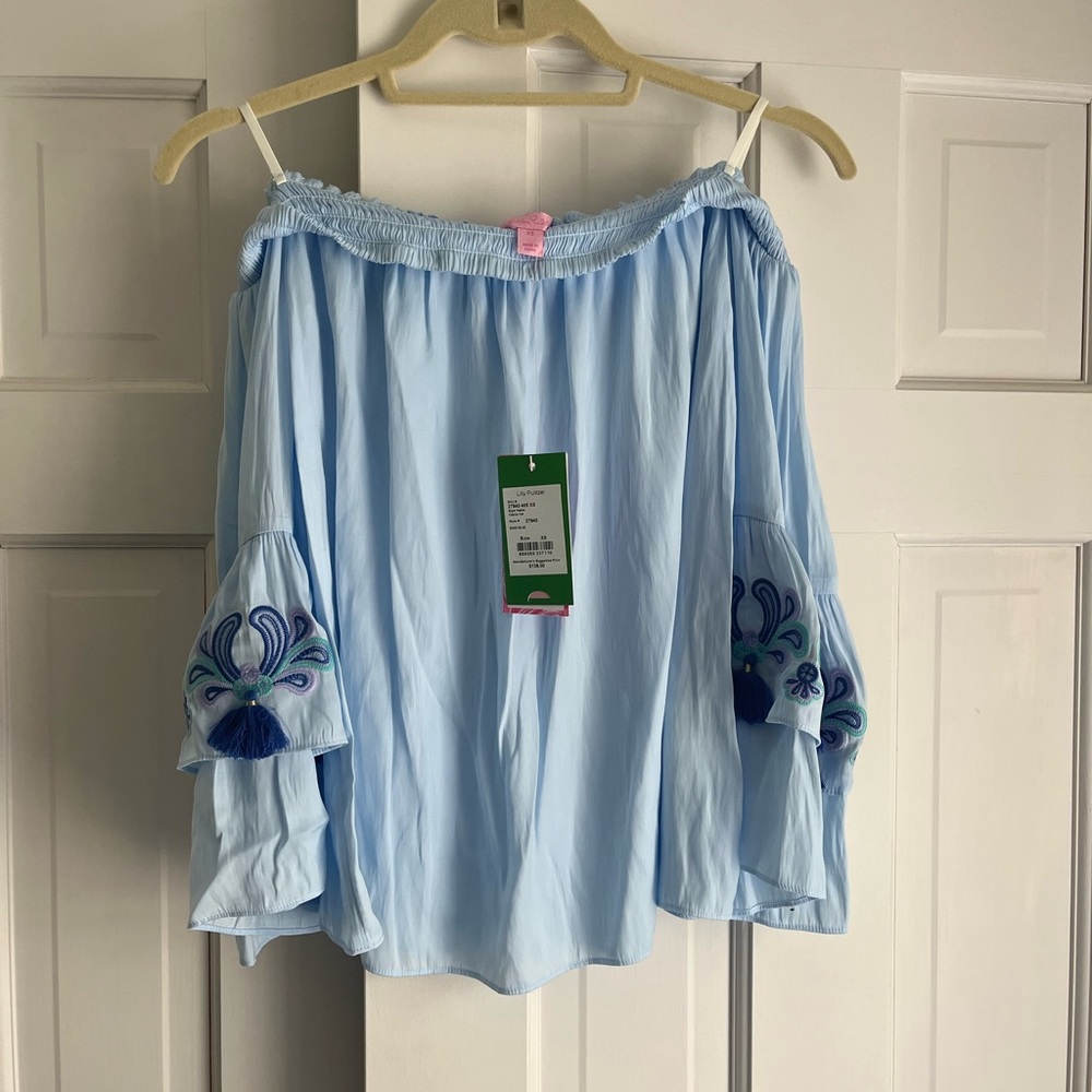 Lilly Pulitzer Tobyn Top in Boho blue